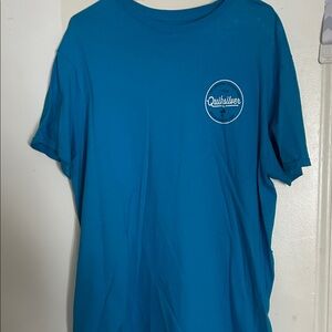 Quiksilver Men's Teal Short Sleeve Tee
